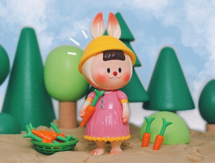 【代友出】mtfu粉色田园兔多多