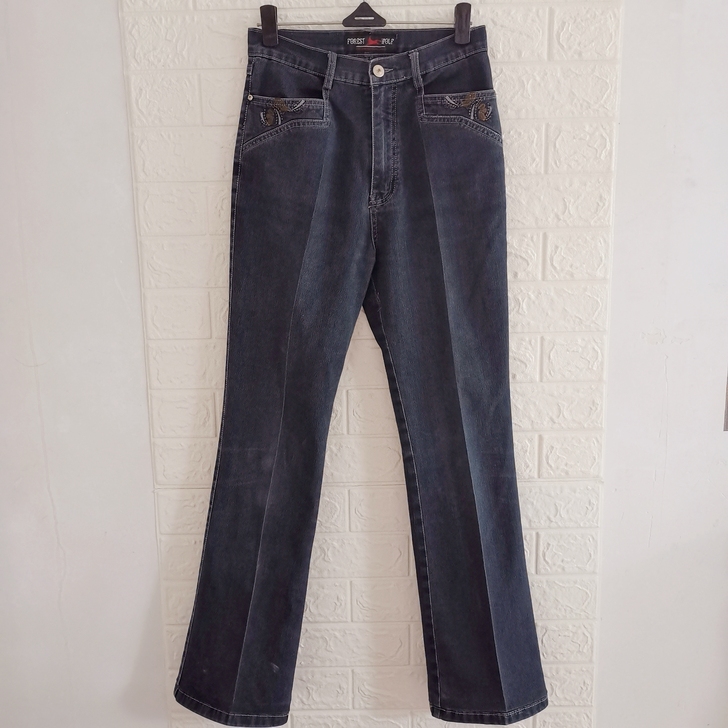 牛仔裤女高腰修身2021春新款韩版弹力修身...