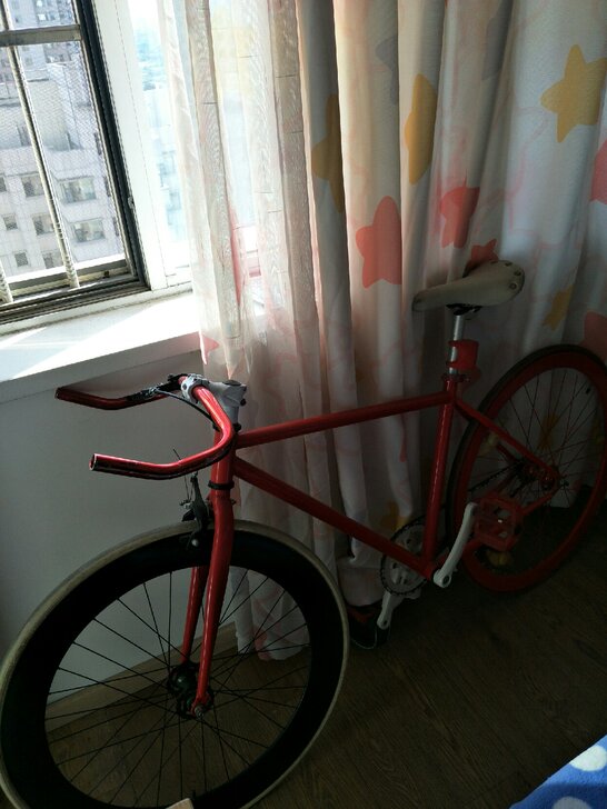 死飞车，闺女以前玩的，都是买的配件自己组装...