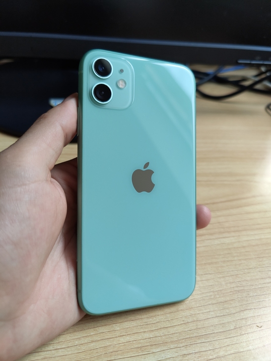 苹果iphone11国行128G绿色99新