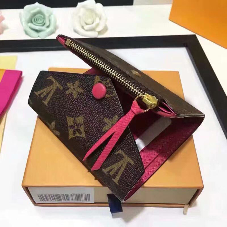 全新 2021上新款潮真皮女士小钱包三折零...