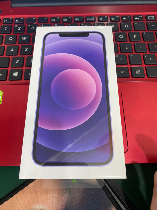 苹果12  128G 紫色  全新全新全新