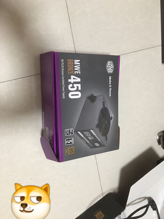 至尊酷冷MWE铜牌450W电源