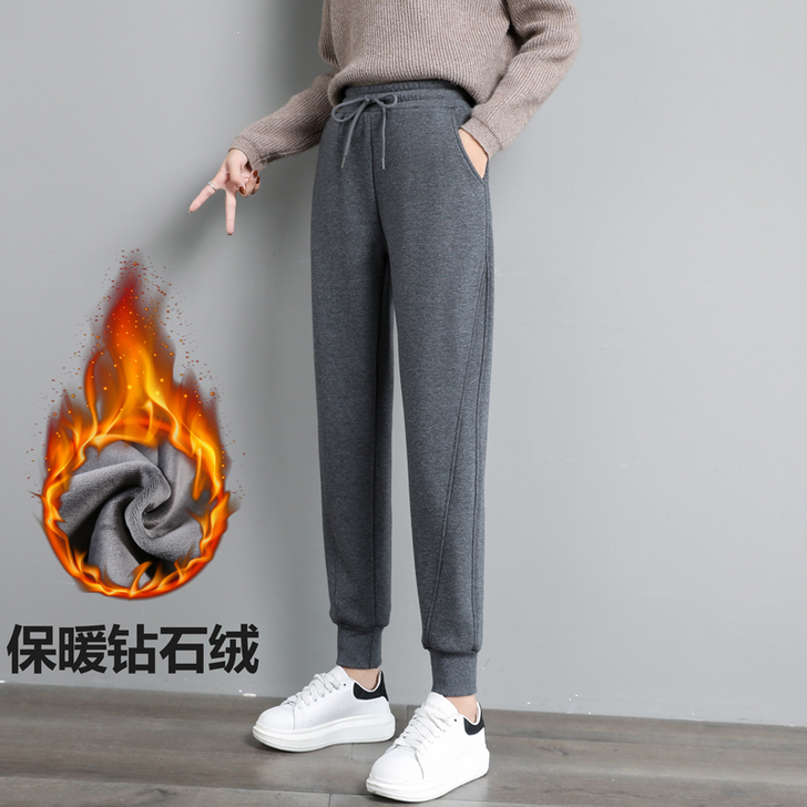 加绒运动裤   L码，闲置出