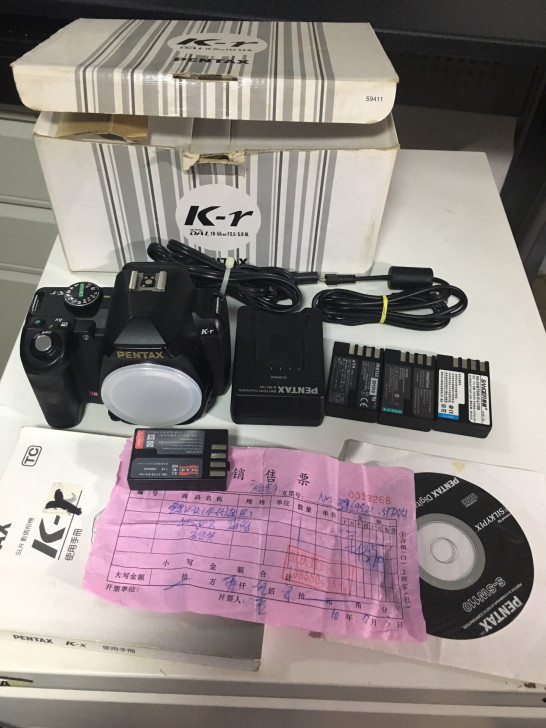 自用宾得kr单反相机k-r黑色单机带原包装