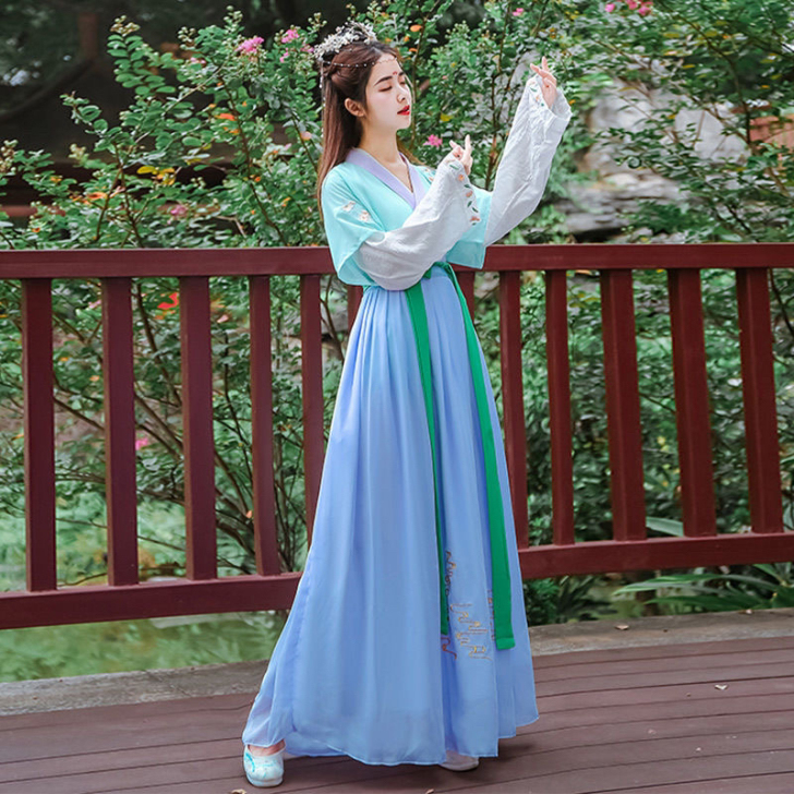 【全新清仓】秋季新汉服女正品原创魏晋风交领...