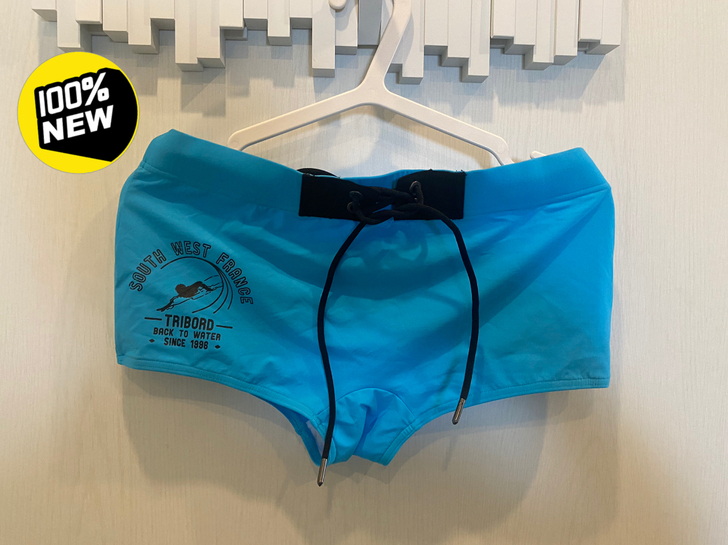 迪卡侬男沙滩平角泳裤