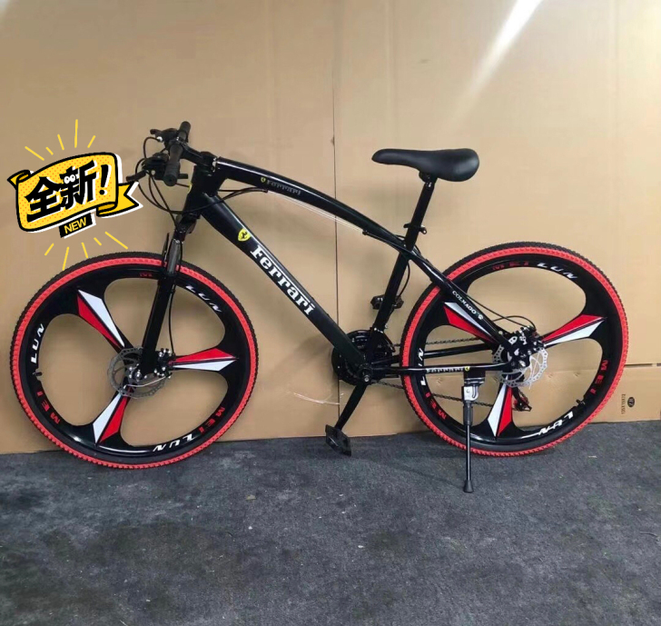 全新法拉利定制山地车越野车山地自行车男女式...