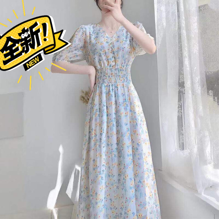 【清仓处理】长袖/短袖 可盐可甜温柔风长裙...