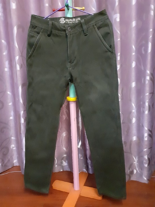 Jeep吉普男式加绒休闲裤，九成新，30码...