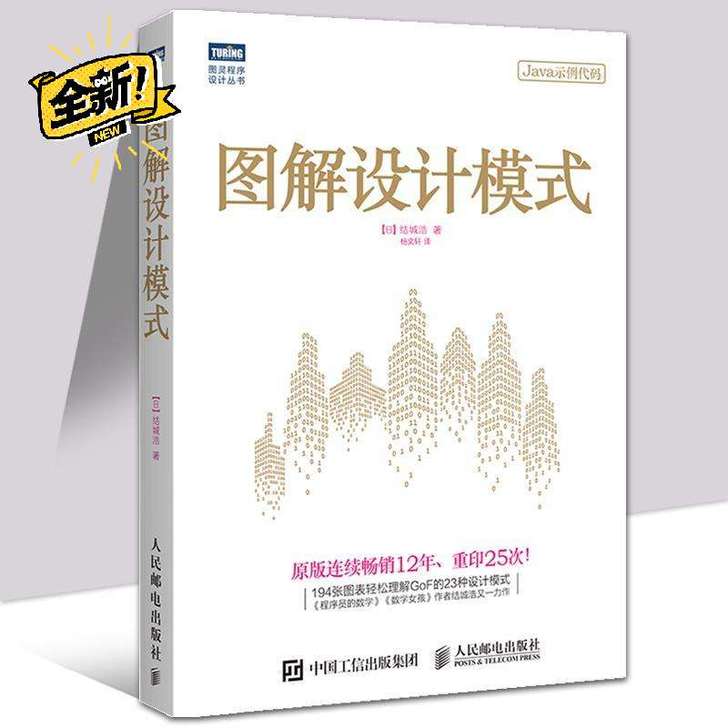 图解设计模式 程序员数学算法图解入门教程书...