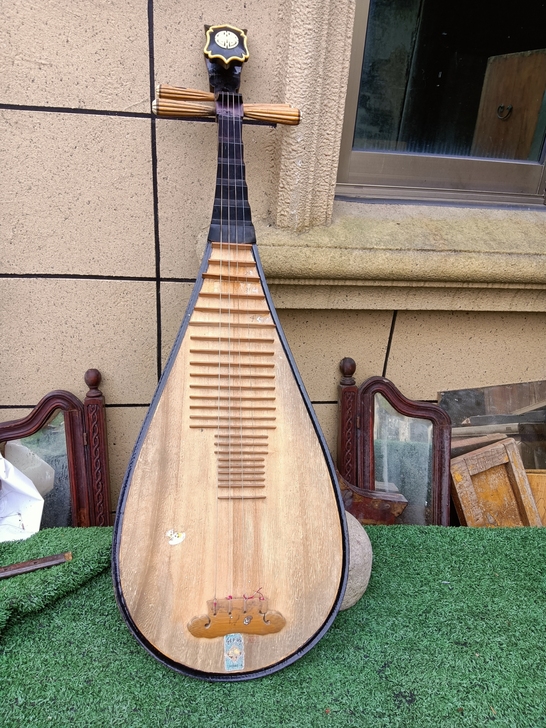 上海红牡丹琵琶，无啥毛病