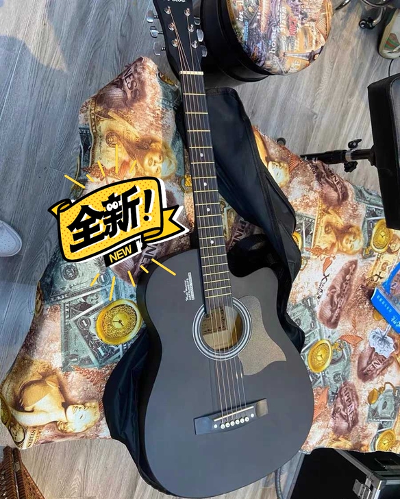 【琴行转让】包邮处理单板吉他全新38寸单板...