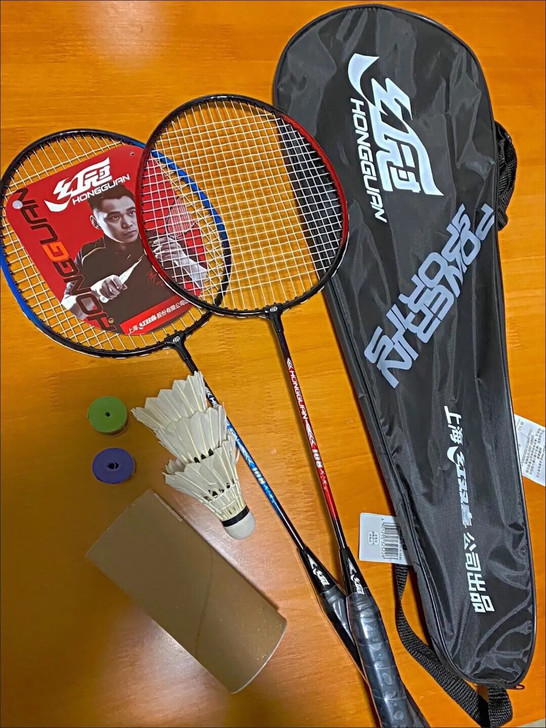 【红双喜全新】羽毛球拍正品成人耐打高弹力学...