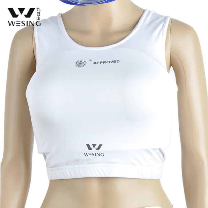 九日山护胸女子空手道护胸 空手道训练比赛护...