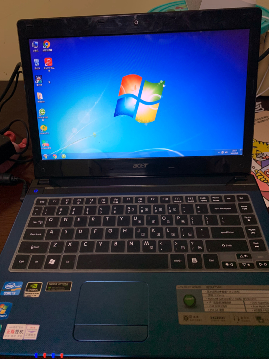 宏基电脑一台，i3处理器，750G硬盘，2...