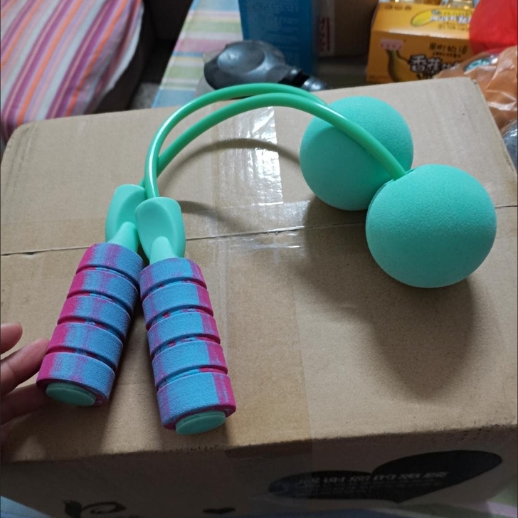 全新包邮 无绳跳绳成人负重男女生家用健身运...