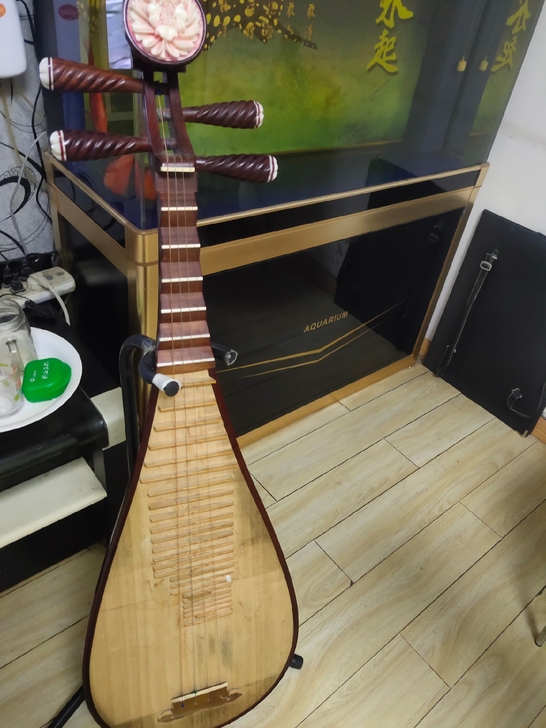 闲置琵琶,8成新,手工制作,准备换新琴