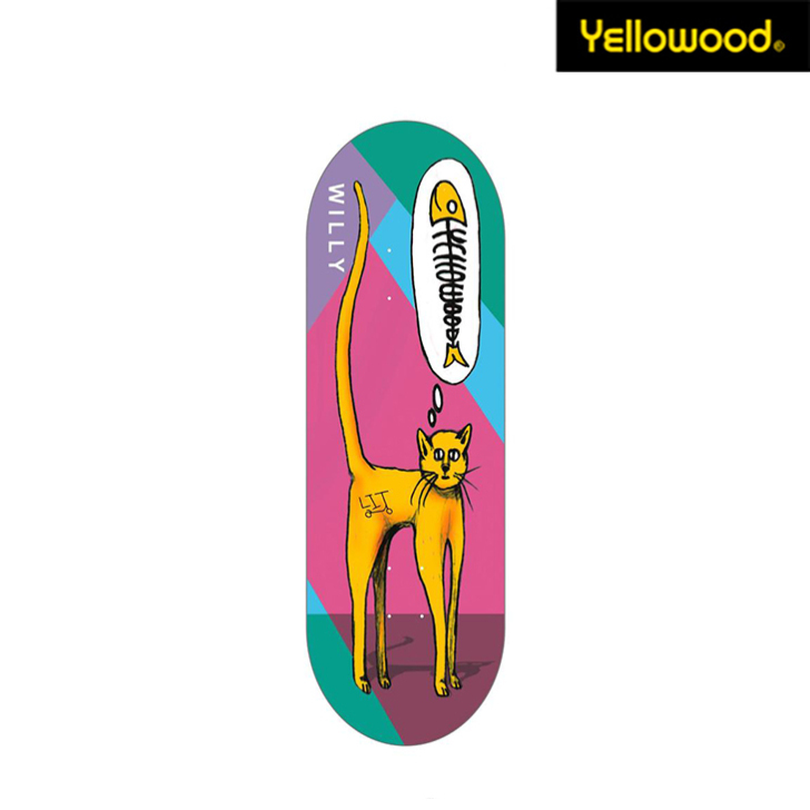 【大成组7号仓库】进口 YELLOWOOD 手指滑板 板面 【大成组7号仓库】进口 YELLOWOOD 手指滑板 板面