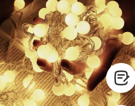 【露营氛围灯LED灯串装饰灯生日派对装饰宿...