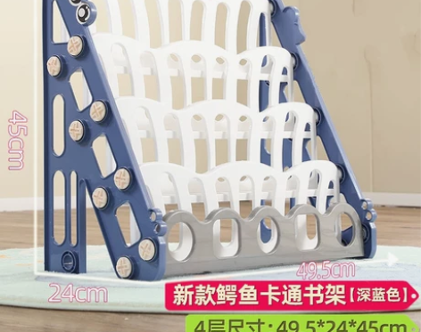 转儿童婴儿书架绘本架家用落地简易小型置物架...