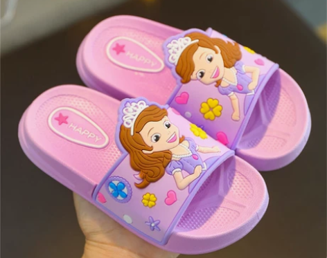 儿童拖鞋夏女童室内防滑软底家用家居卡通可爱...