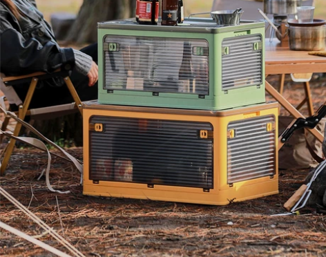 新款特惠户外露营折叠收纳箱整理箱 家用衣物...