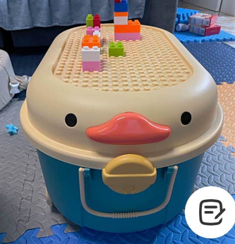 特价处理儿童收纳箱多功能带轮卡通家用大容量...