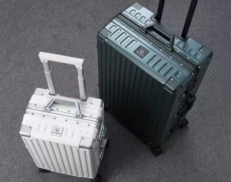 出口日本漫游高级别行李箱铝框拉杆箱男商务登...