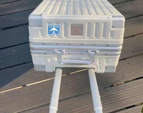 出口日本漫游高级铝框旅行箱24寸行李箱特价...