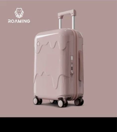 漫游雪糕行李箱拉链款拉杆箱轻便登机学生皮箱...