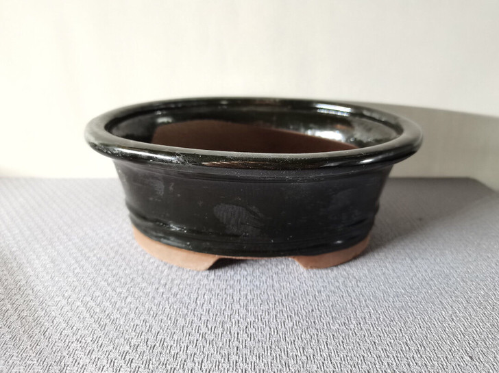 多肉紫砂花盆3个包邮 特价清仓处理椭圆形盆...