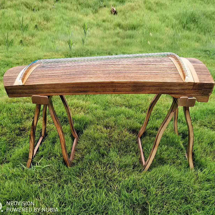 悦雅 古筝90厘米裸筝，方便外出携带的小筝。