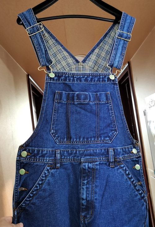 时尚潮搭显瘦显高背带牛仔裤XXL码