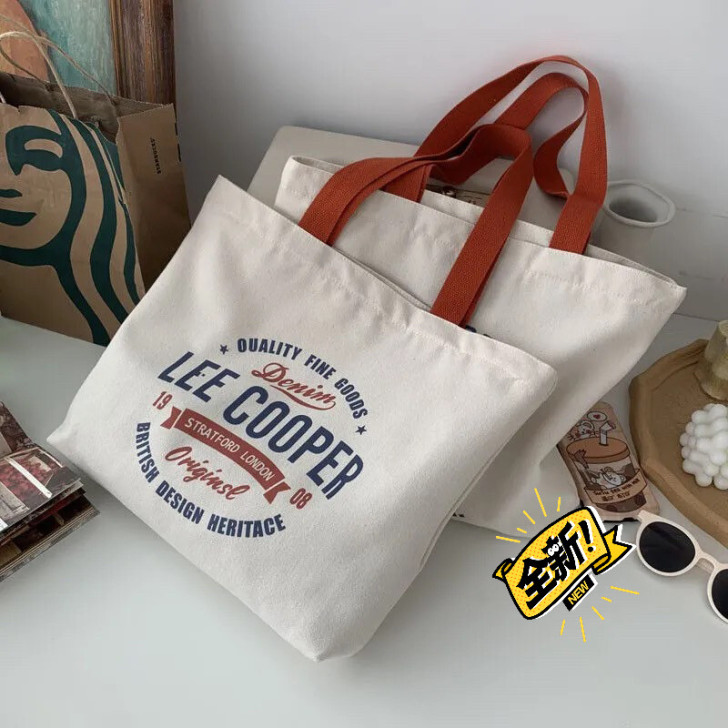 2021新款学生韩版单肩帆布包大容量原宿日...