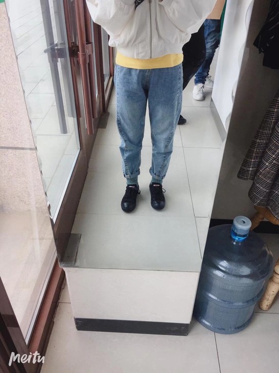 牛仔裤，小个子的福音，特别显瘦，怀孕了穿不了