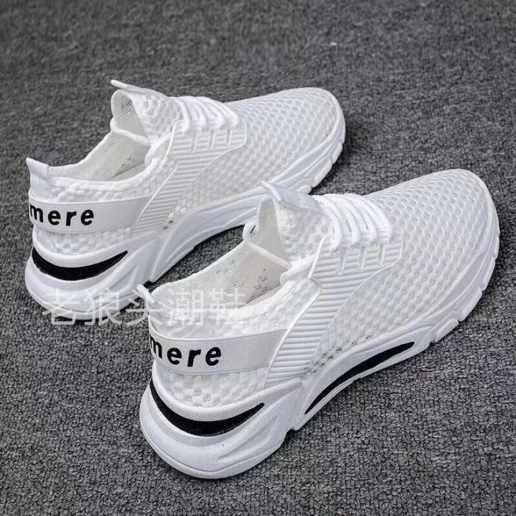 男鞋夏季透气新款休闲运动鞋韩版潮流百搭跑步...