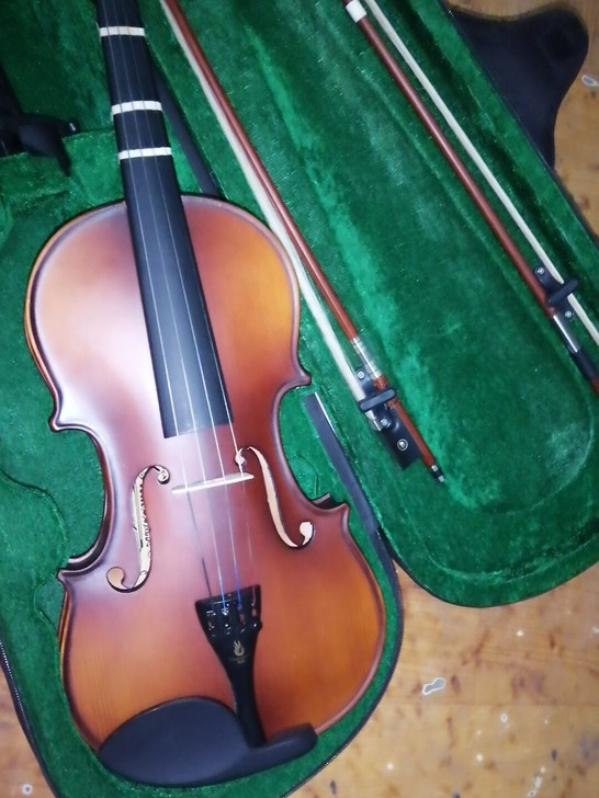 凤灵小提琴，几乎全新，具体四份之几的不太明...