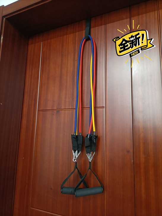 乳胶拉力绳  拉力器 45磅， 健身小器械...