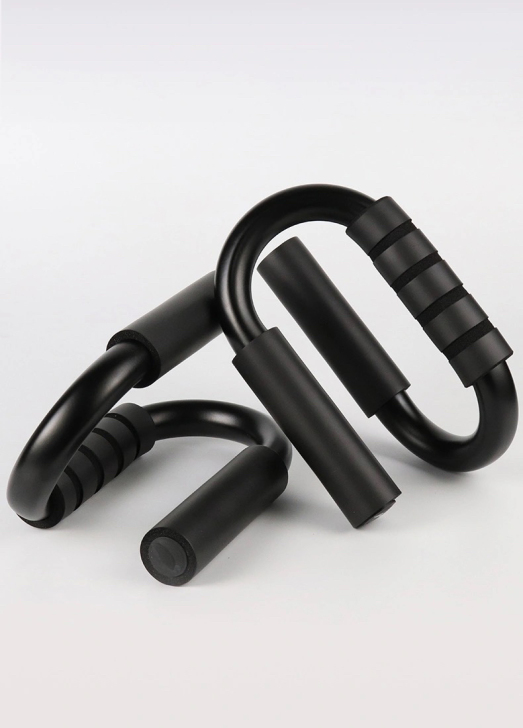 S型俯卧撑支架 腹肌健身器材家用防滑架子