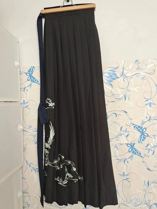 流烟昔泠男生汉服L码下裙正版