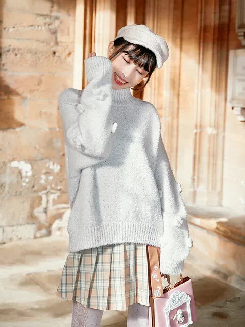 十三余小豆蔻儿小阮 格子绣花半身裙刺绣裙 ...