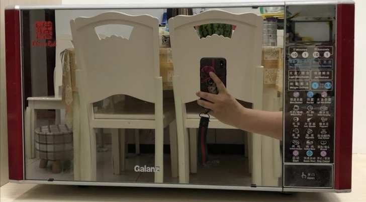 格兰仕微波炉中国红家用多功能二手蒸烤箱不锈...