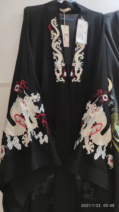 (主出次换)汉衣晟道子仙赋原创汉服女刺绣大...