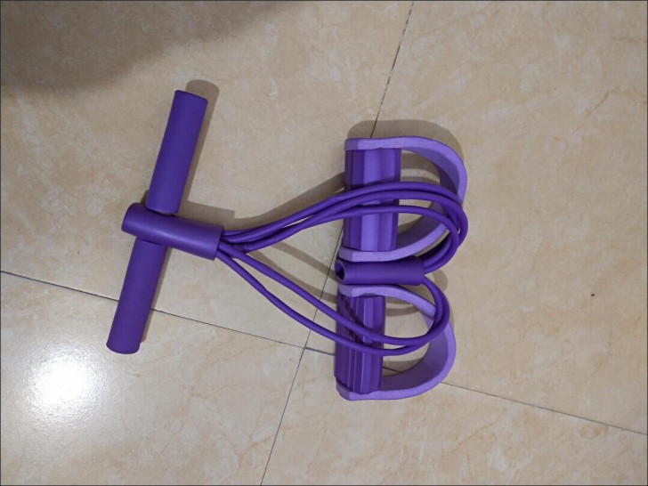 脚蹬拉力器健身瑜伽锻炼身体瘦小腿瘦腰拉伸运...