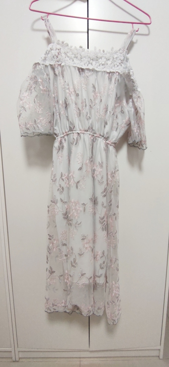 仙女超仙森系裙子女夏装新款宽松甜美网纱连衣裙