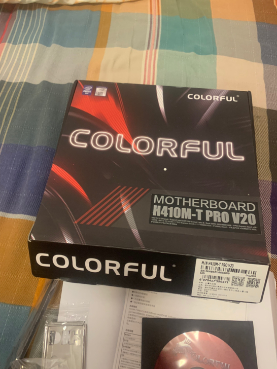 全新未拆封，七彩虹h410m-t pro，...