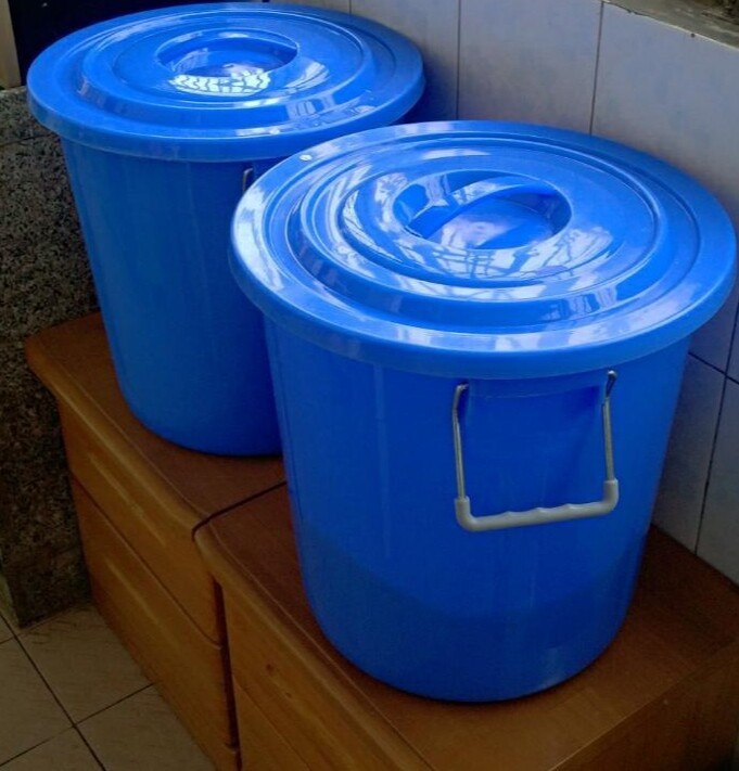 处理50升水桶，有几十个，加厚塑料水桶塑料...