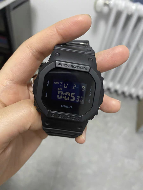 卡西欧黑金黑武士手表男 女同款全系列