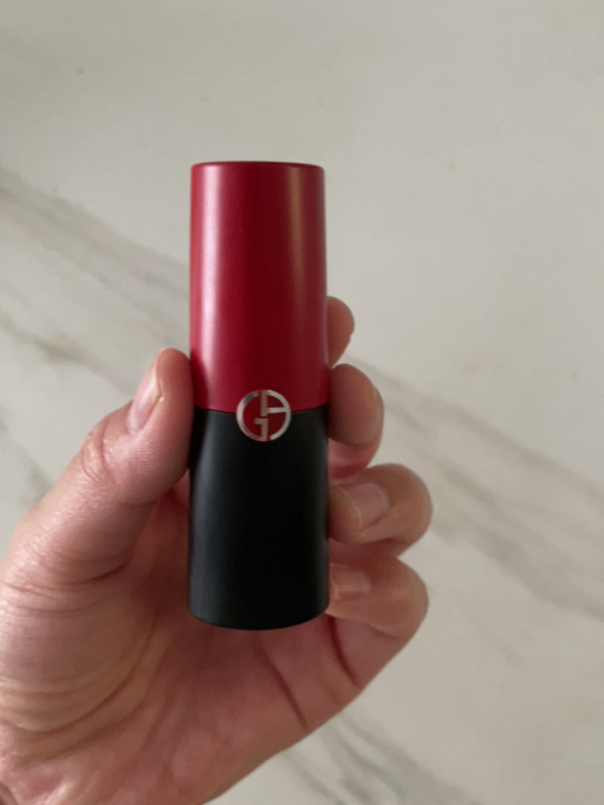 阿玛尼挚爱哑光口红红黑管501